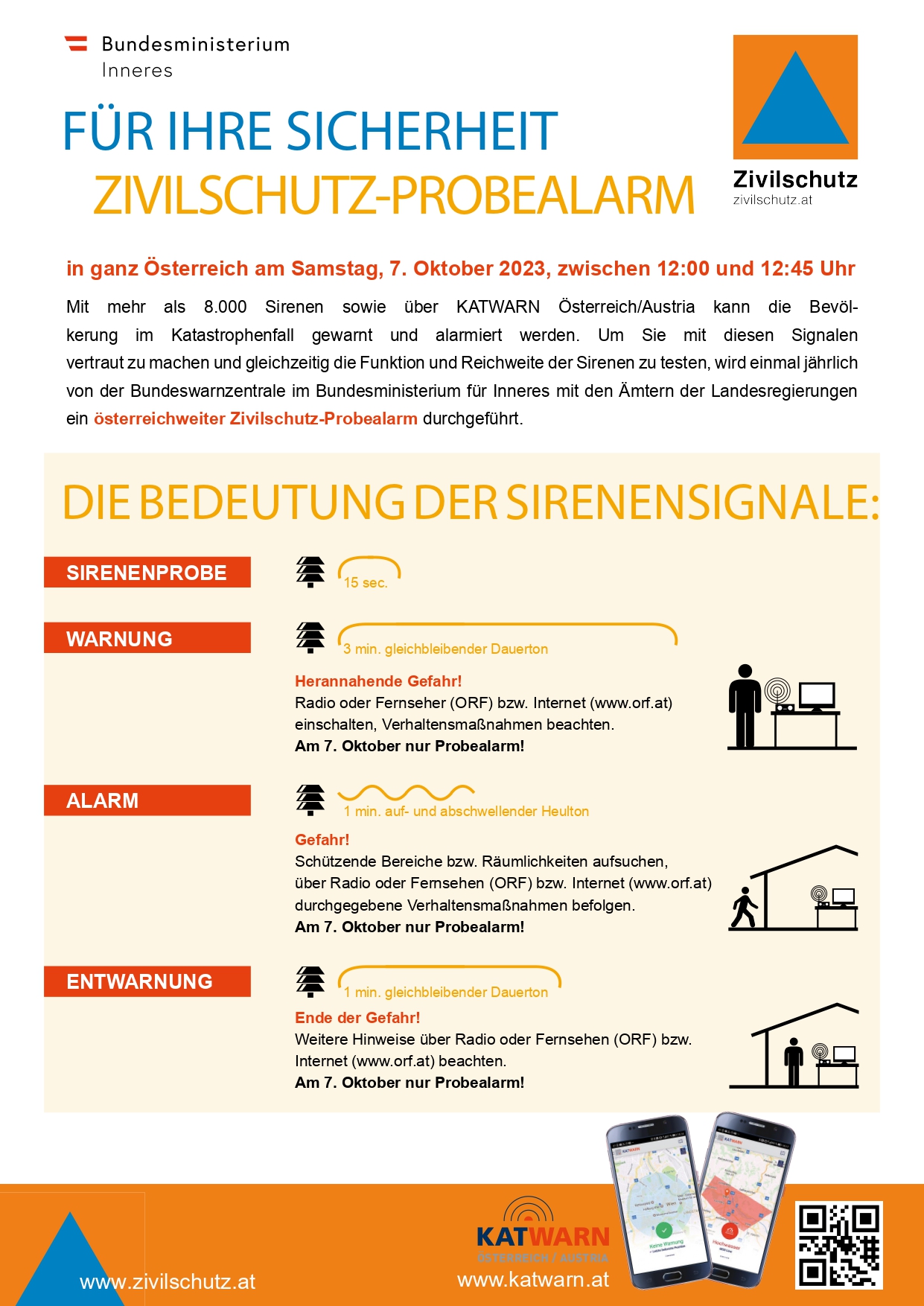 Read more about the article ZIVILSCHUTZ-PROBEALARM am 7. Oktober 2023